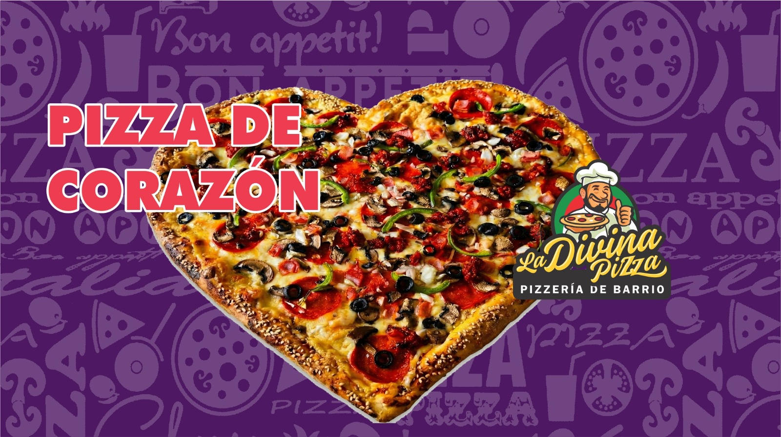 Pizza de Corazón